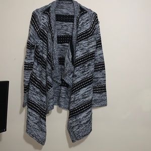 Black and white cardigan
